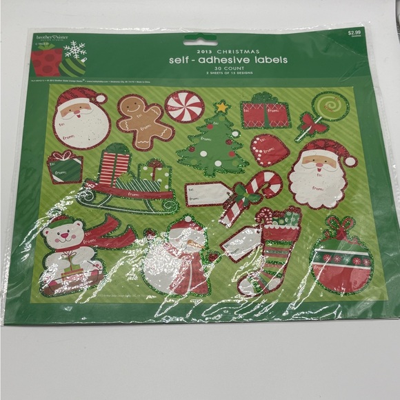 Christmas Set Napkins Sock Cards - Picture 3 of 7